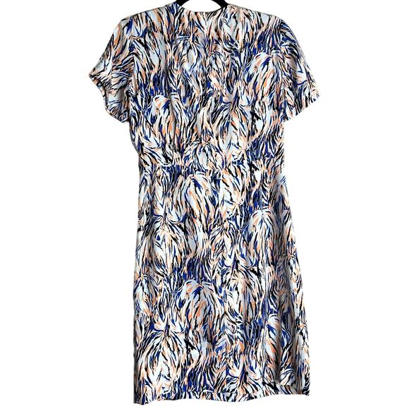 Stella McCartney Sheath Dress Women Size 42 Designer Silk Abstract Print *FLAW - Picture 2 of 12